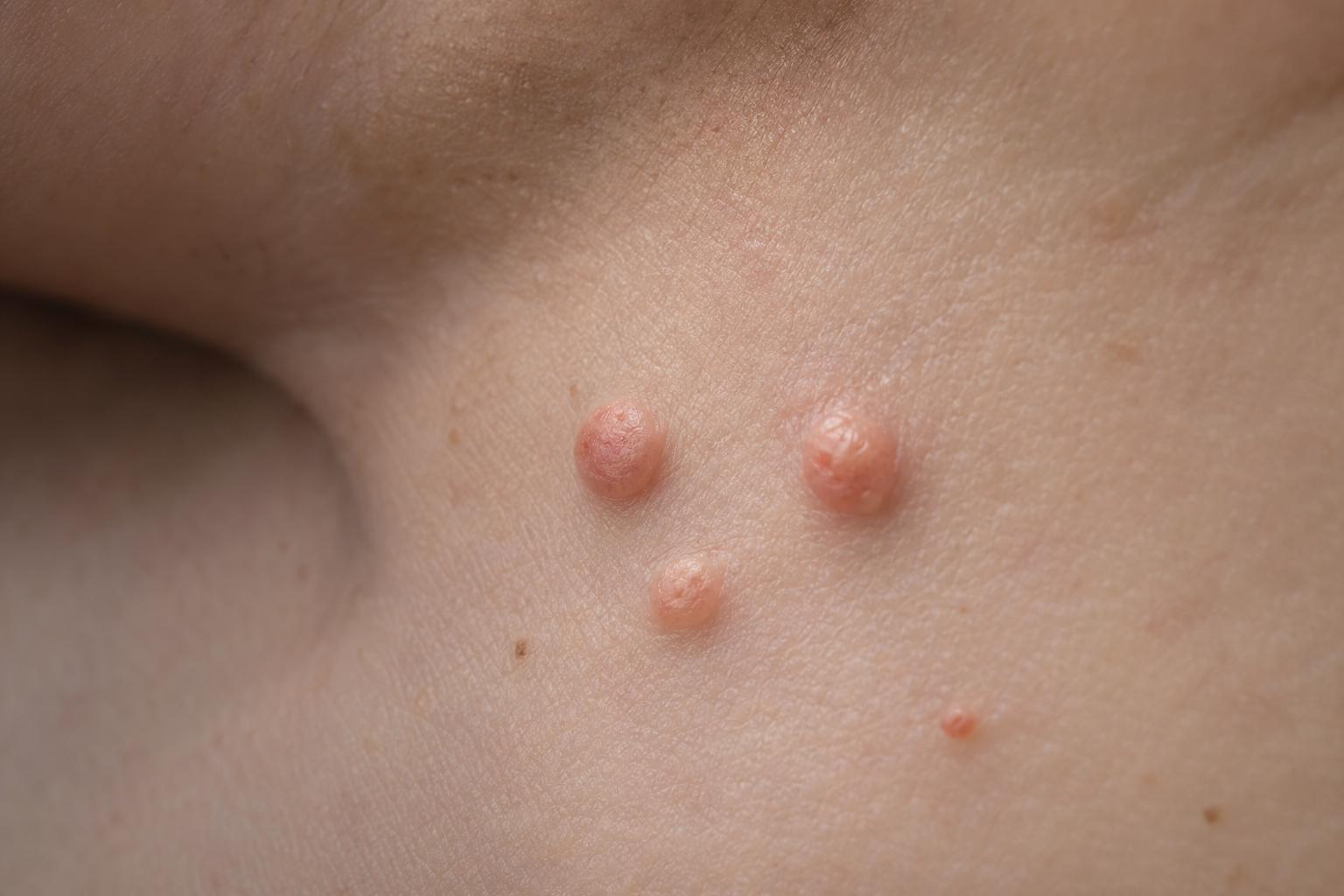 Влияние вирусного воспаления на кожные новообразования