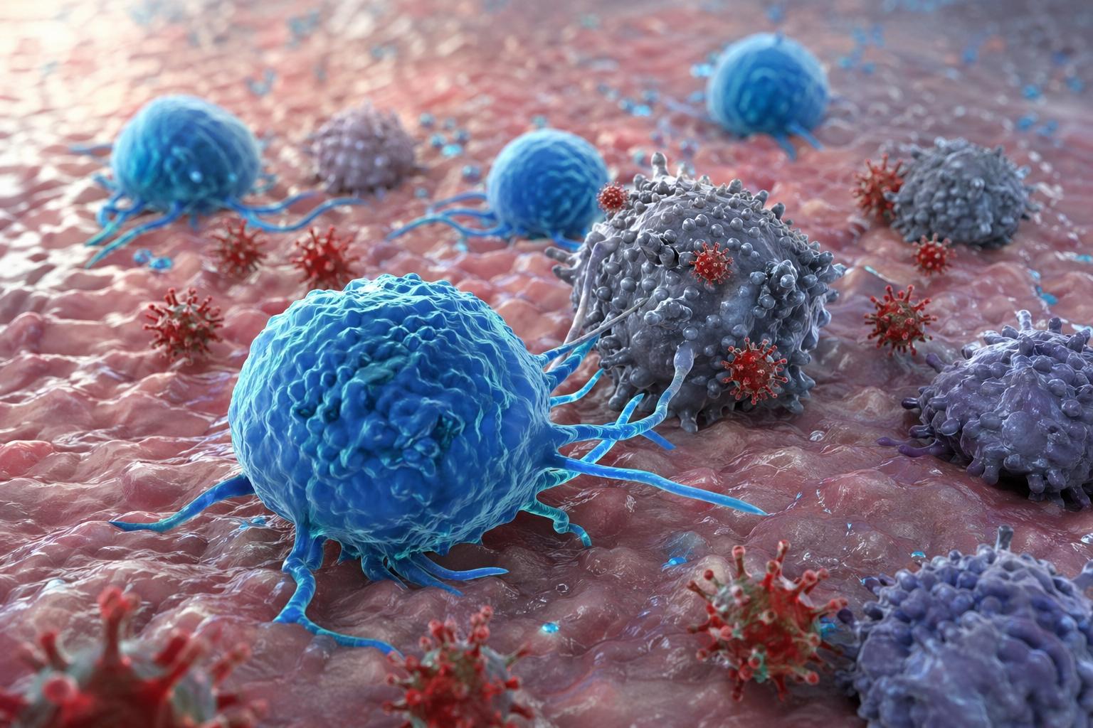 Роль иммунной системы в борьбе с вирусами и опухолевыми клетками кожи